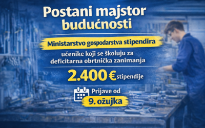 Projekt Stipendiranja učenika u obrtničkim zanimanjima.